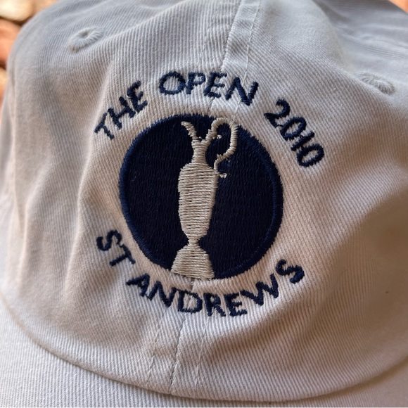 The Open Championship St. Andrews 2010 Khaki Strap/Buckle Adjustable Golf Cap - Picture 2 of 8